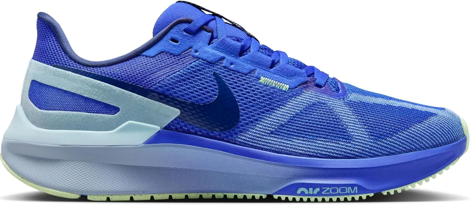 Nike Structure 25 Men's Road Running Shoes (DJ7883-403, Hyper Royal/Light Armory Blue/Polar/Midnight Navy)