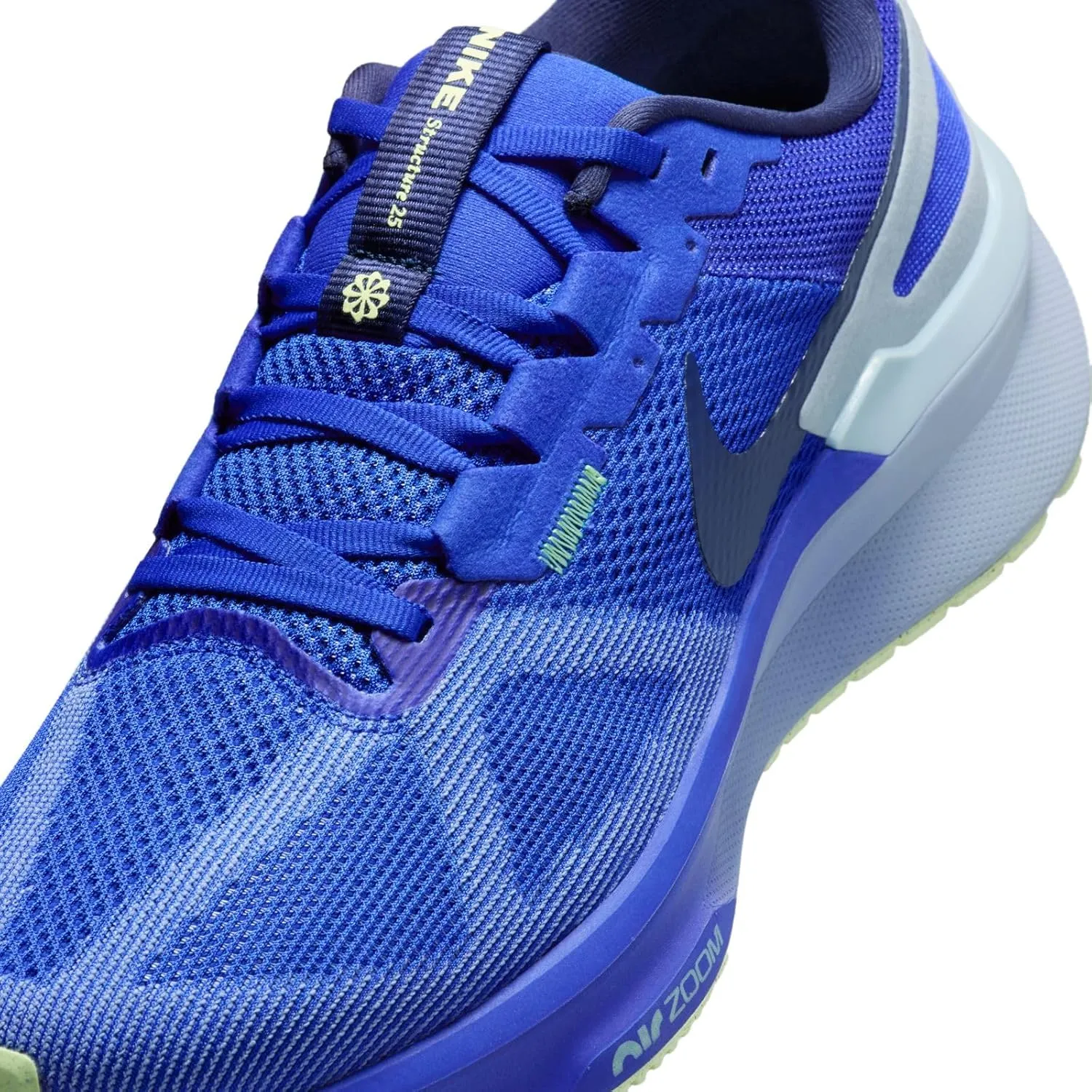 Nike Structure 25 Men's Road Running Shoes (DJ7883-403, Hyper Royal/Light Armory Blue/Polar/Midnight Navy)