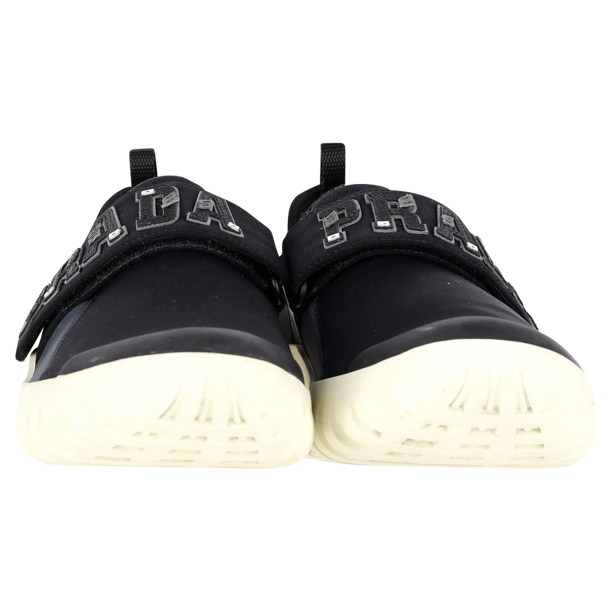 Prada Frog Sneakers in Black Neoprene