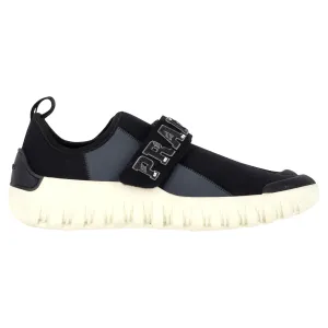 Prada Frog Sneakers in Black Neoprene