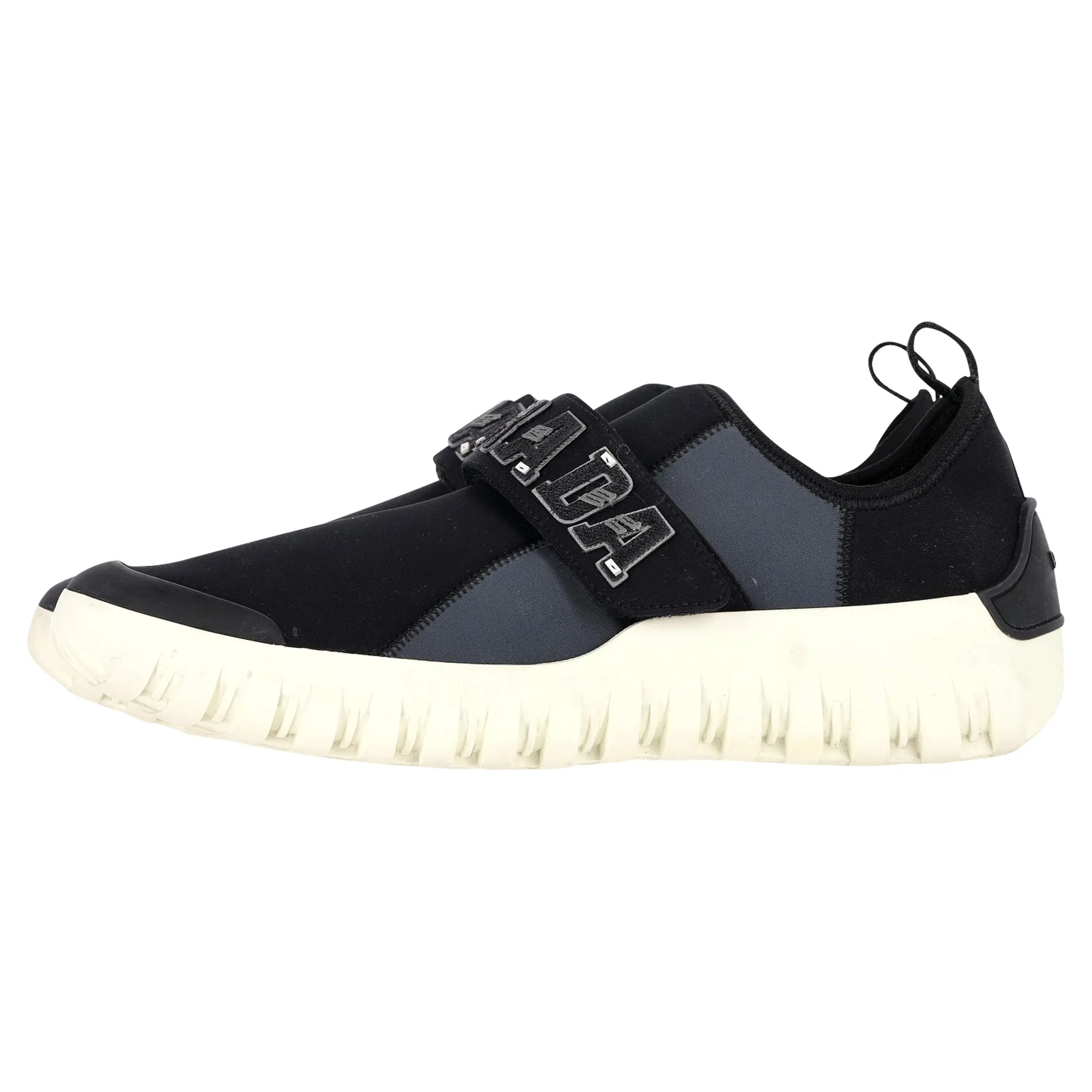 Prada Frog Sneakers in Black Neoprene