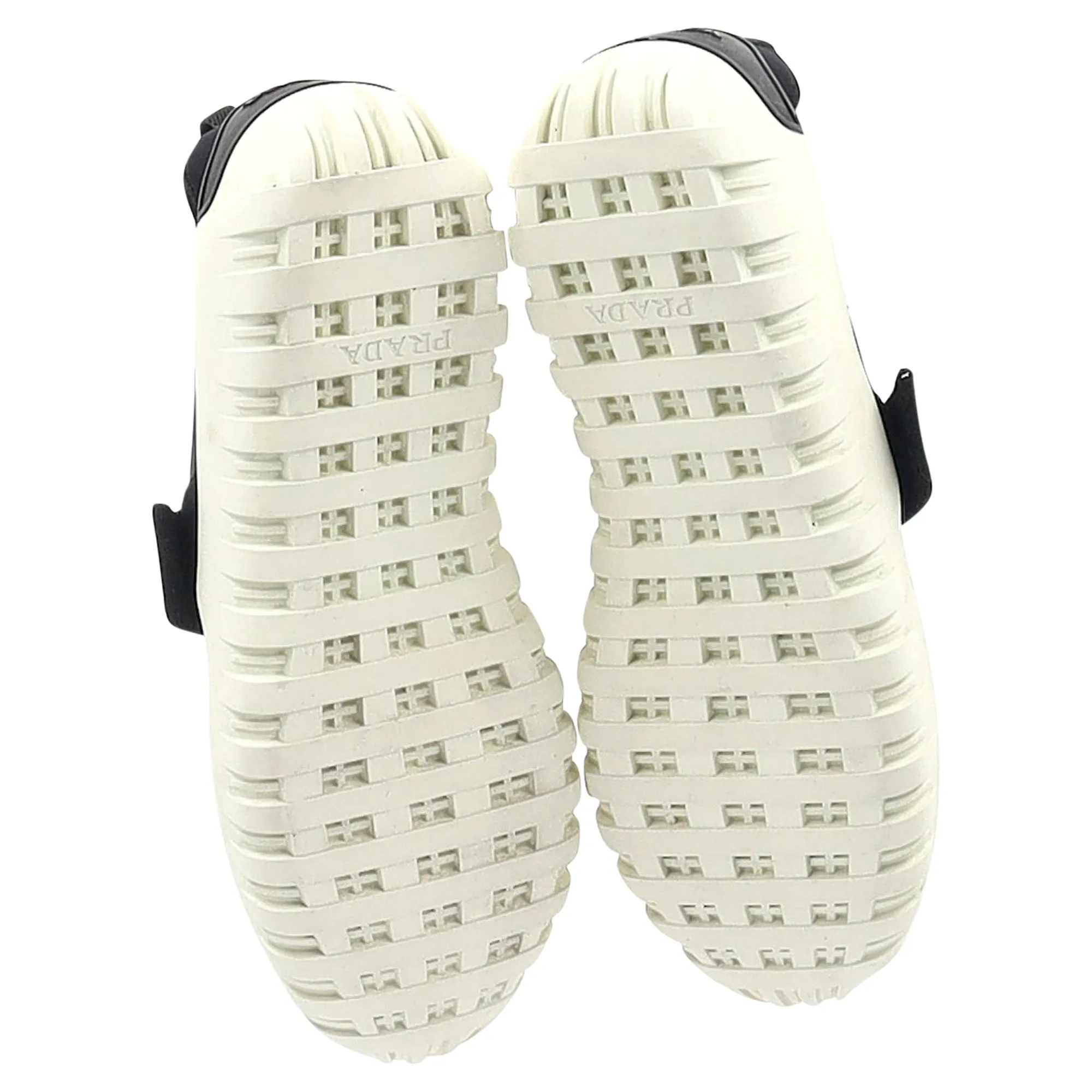 Prada Frog Sneakers in Black Neoprene