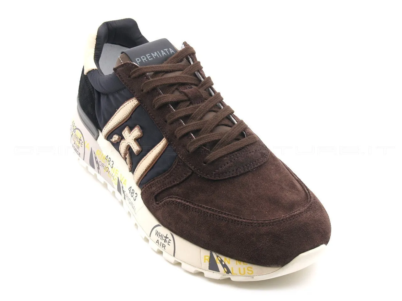 Premiata uomo sneakers Lander suede