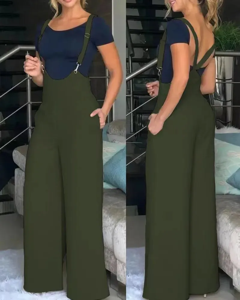 Printed Lantern Pants Jumpsuit