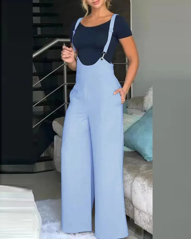 Printed Lantern Pants Jumpsuit