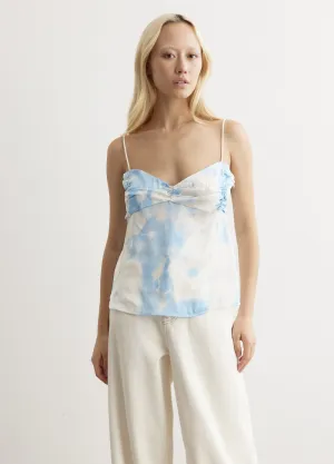 Printed Satin Slip Top