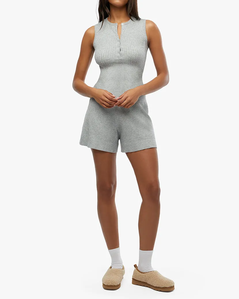 Relaxed Sweater Short