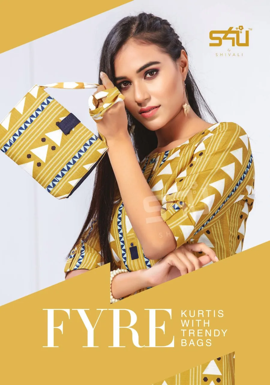 S4U Shivali Fyre Vol 1 Desginer Casual Wear Kurti Collections