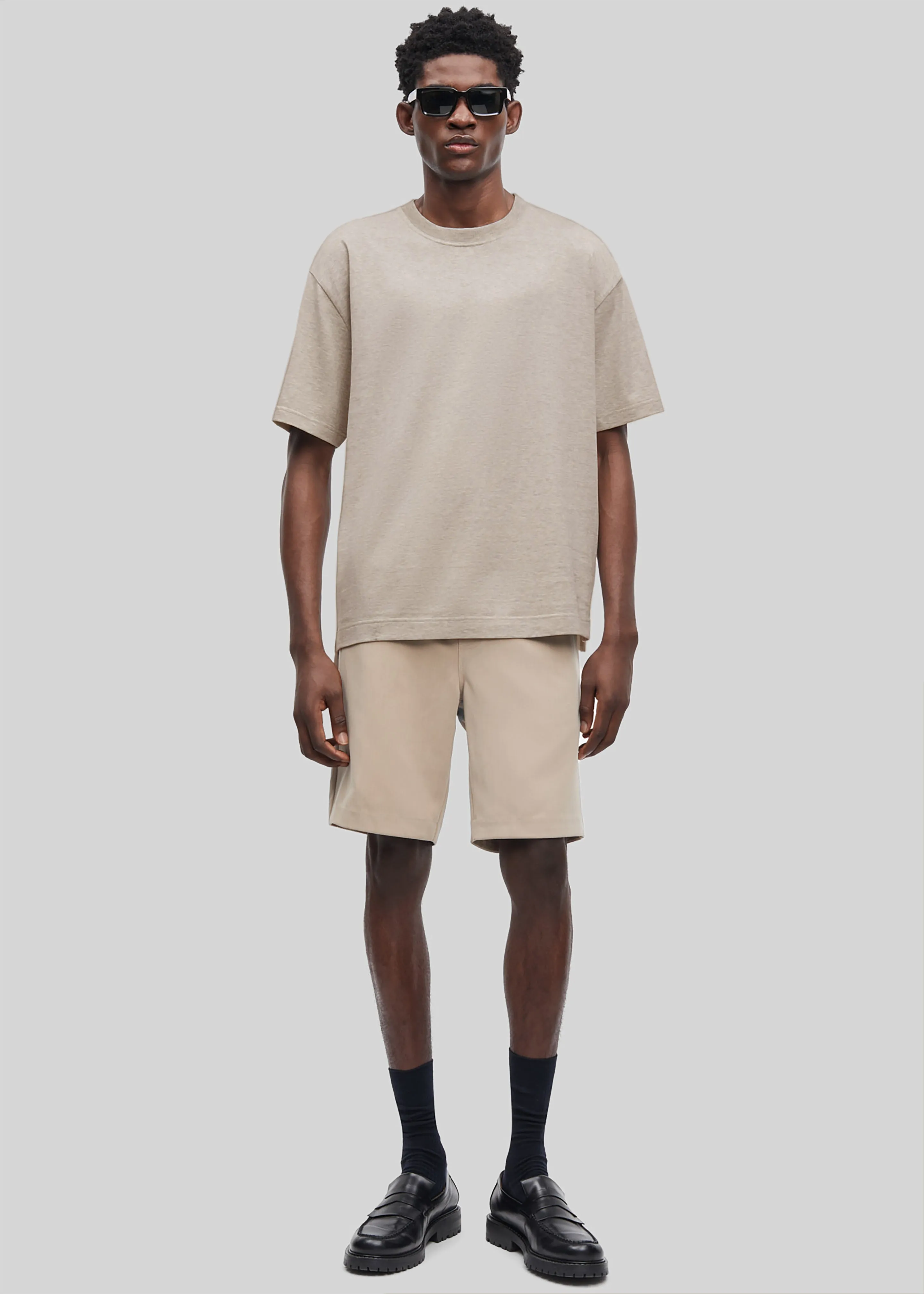 Samsøe Samsøe Saparker T-Shirt - Greige Melange