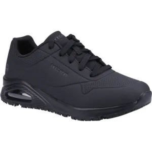 Skechers (GAR108021) Women's Work Relaxed Fit: Uno SR Safety Shoe in 2 Colour Options 3 to 8