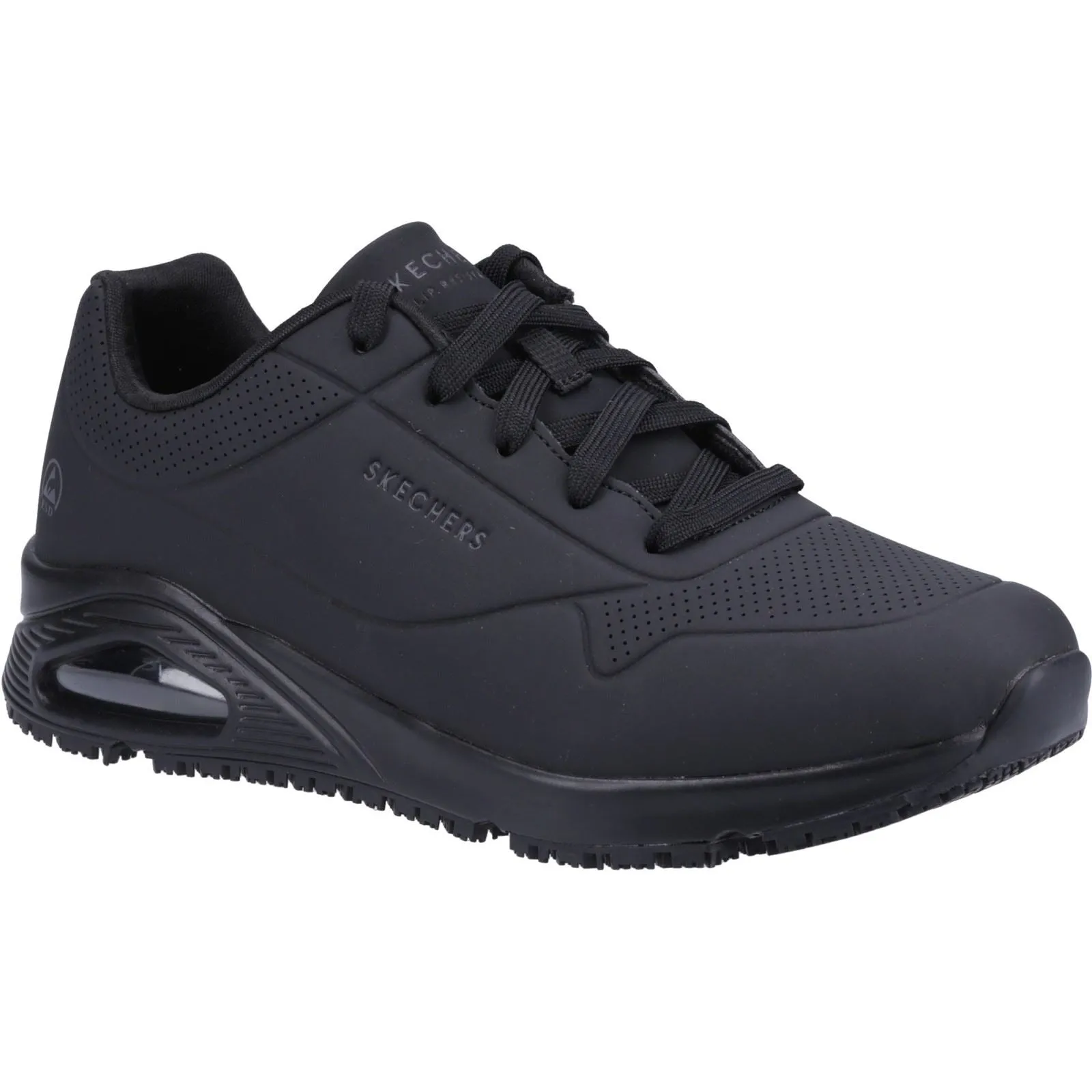 Skechers (GAR108021) Women's Work Relaxed Fit: Uno SR Safety Shoe in 2 Colour Options 3 to 8