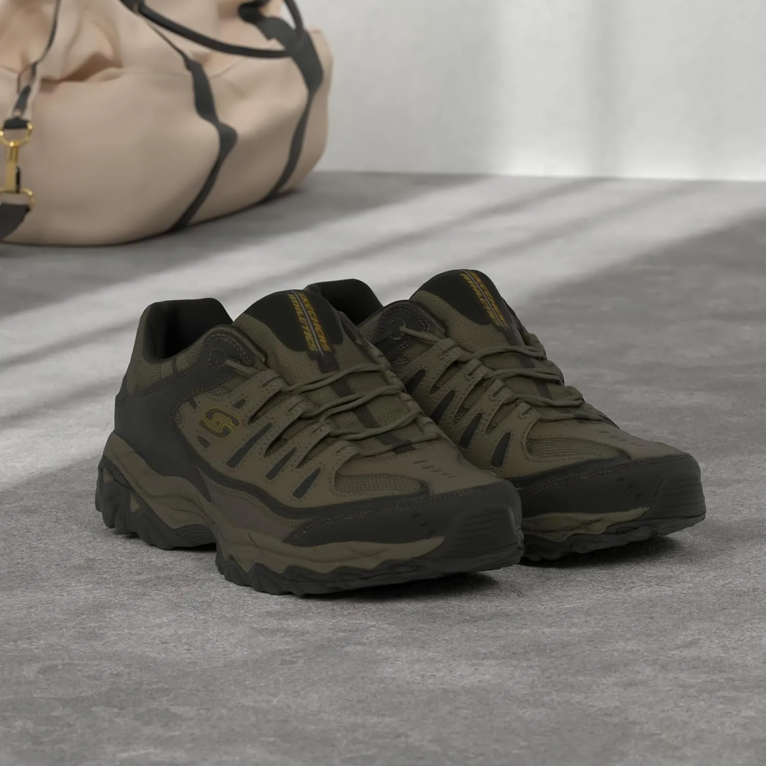 Skechers Men's Afterburn Memory Fit Lace-up Sneaker