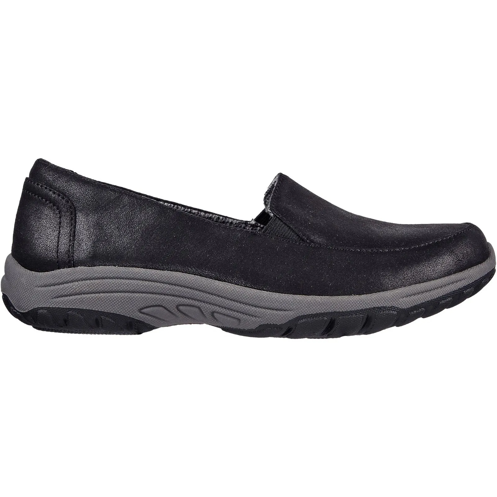 Skechers Womens Reggae Fest 2.0 Textbook 158385-BLK Black Slip On Shoe