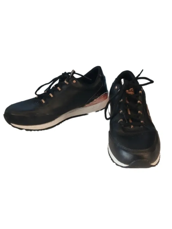 Skechers Women's Sunlite-Delightfully OG Black Sneaker (907-BLK), Size 10