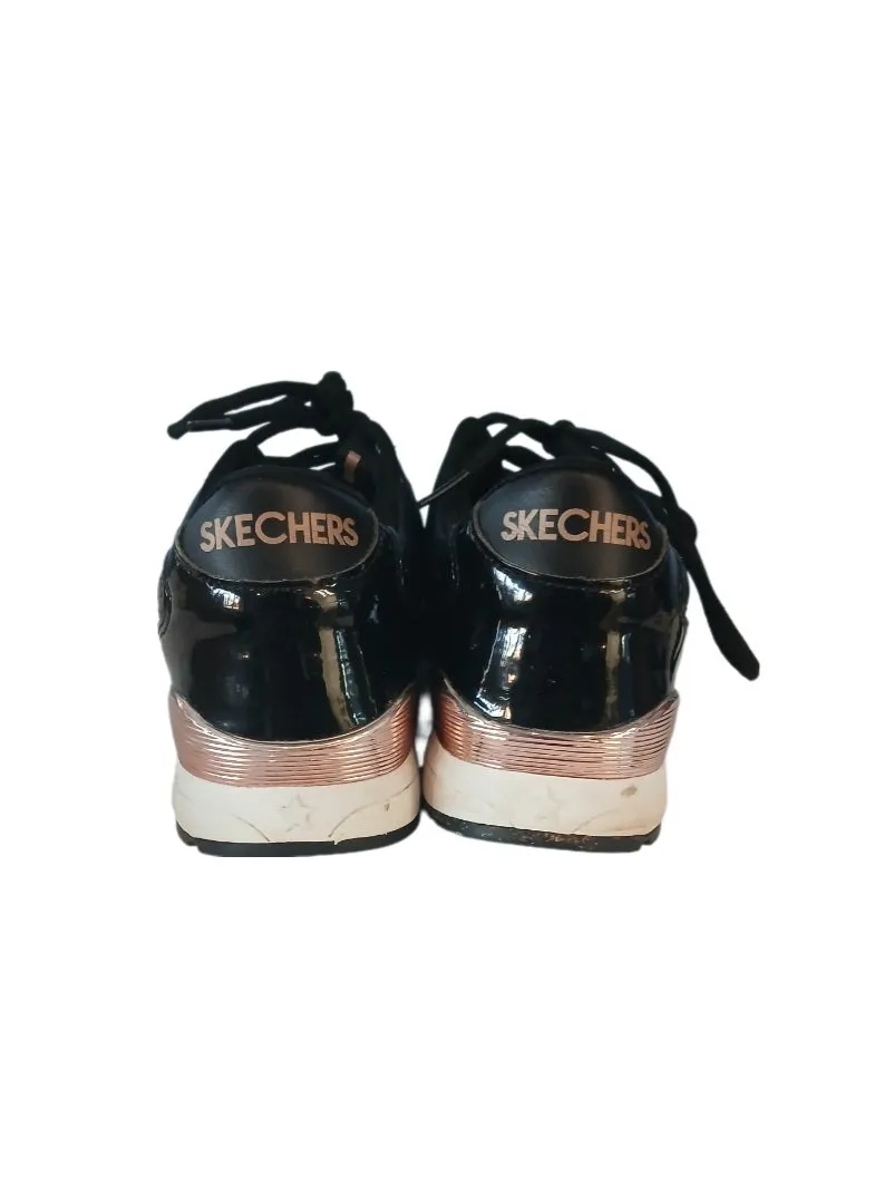 Skechers Women's Sunlite-Delightfully OG Black Sneaker (907-BLK), Size 10
