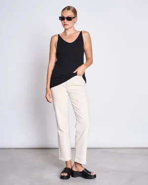 SLIP TOP TRIANGLE FLOW BLACK