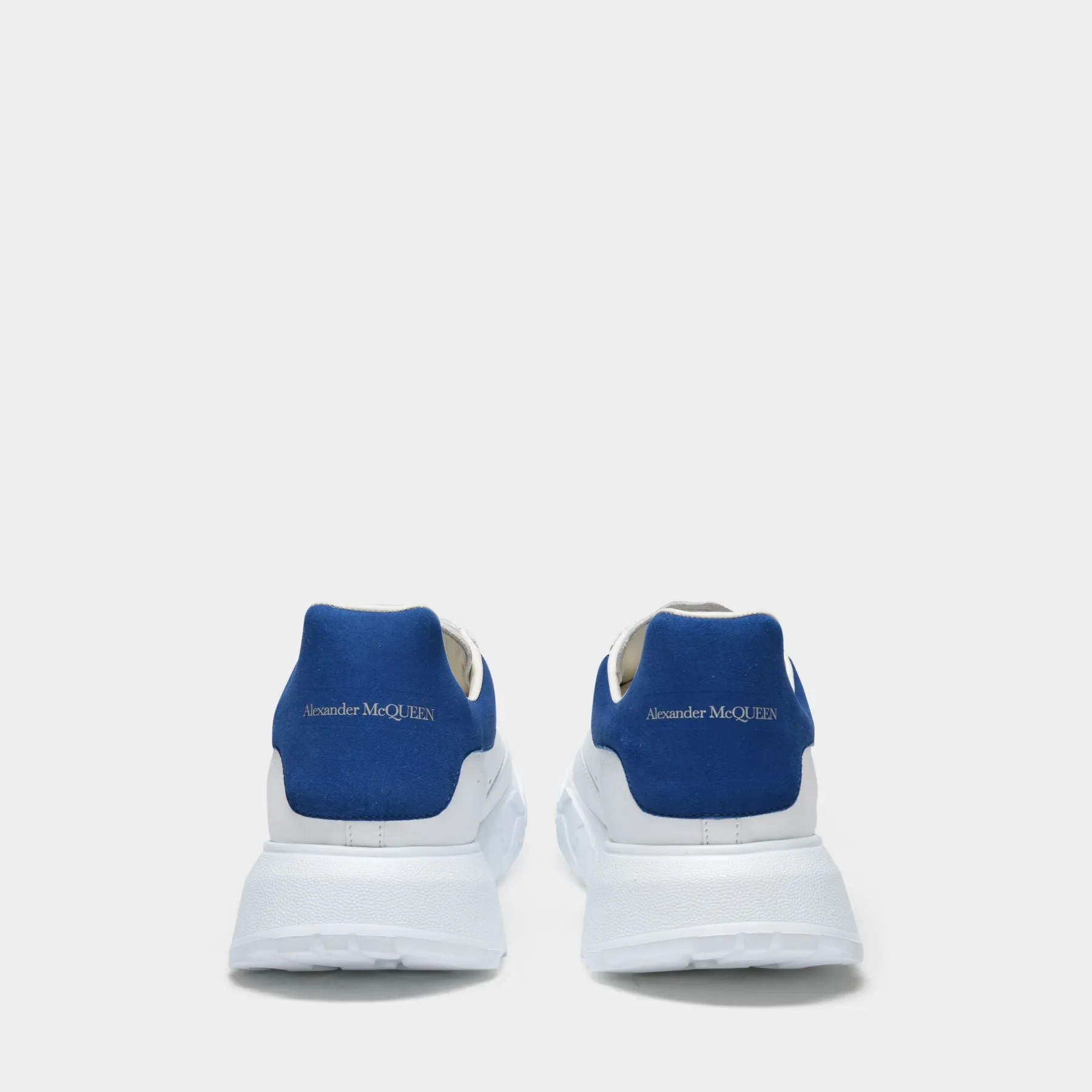 Sneakers Court - Alexander Mcqueen - Cuir - Blanc/Bleu Paris