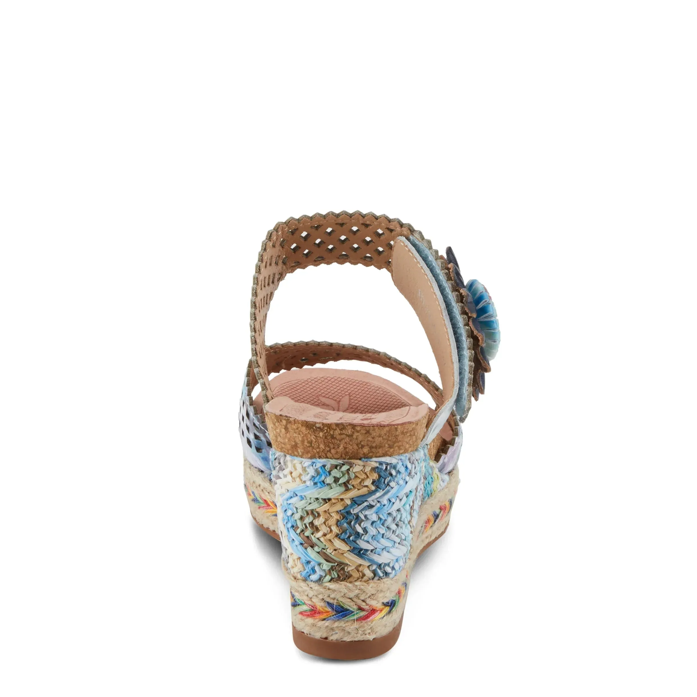 Spring Step Shoes  L'Artiste Evesgarden Sandals Women's Leather Wedge 3.25"
