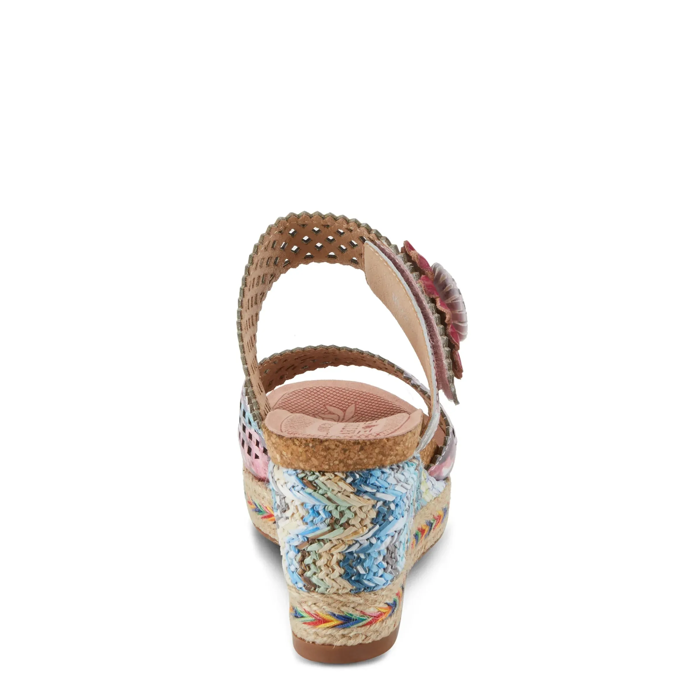 Spring Step Shoes  L'Artiste Evesgarden Sandals Women's Leather Wedge 3.25"