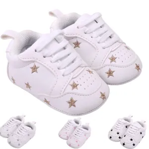 Star Pattern First Walkers Sneakers