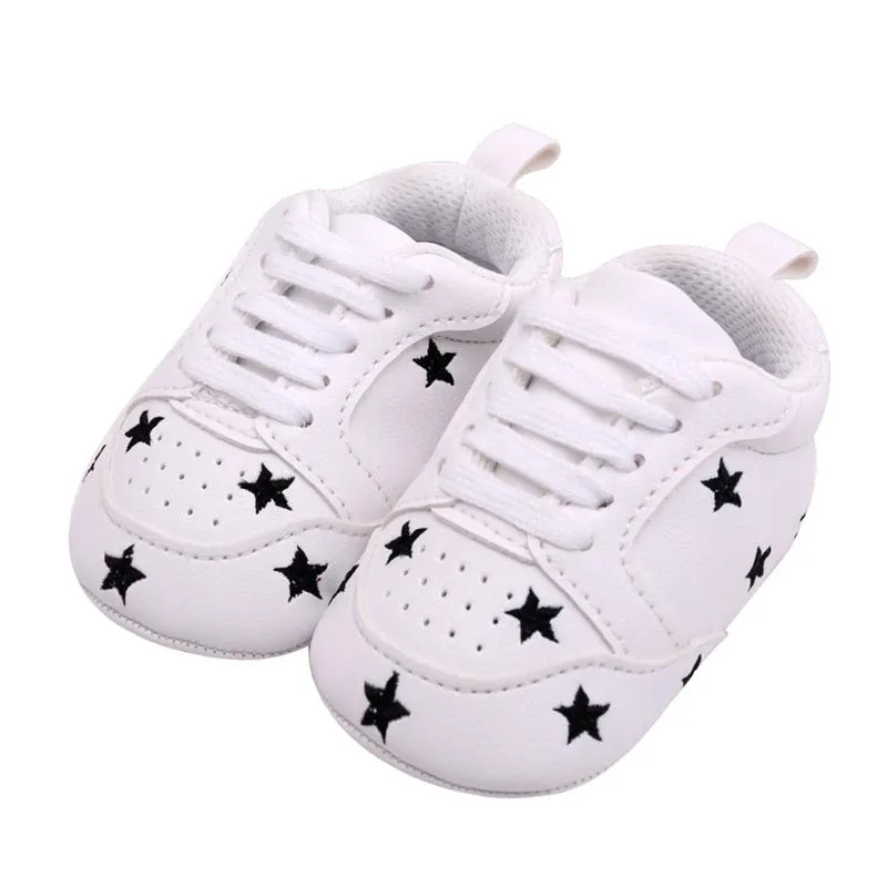 Star Pattern First Walkers Sneakers