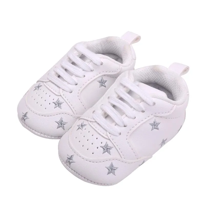 Star Pattern First Walkers Sneakers