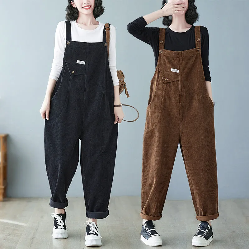 Strap pants for women in autumn and winter.