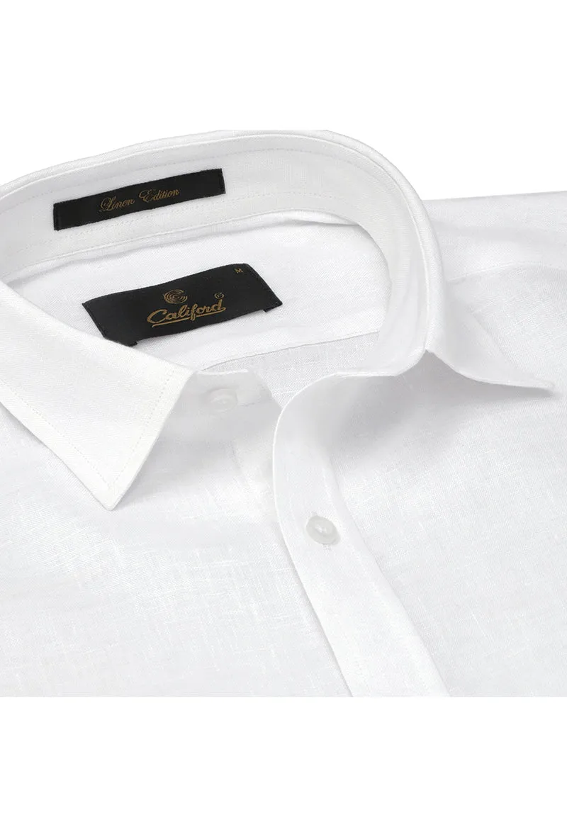 White linen shirt - 032250- 05