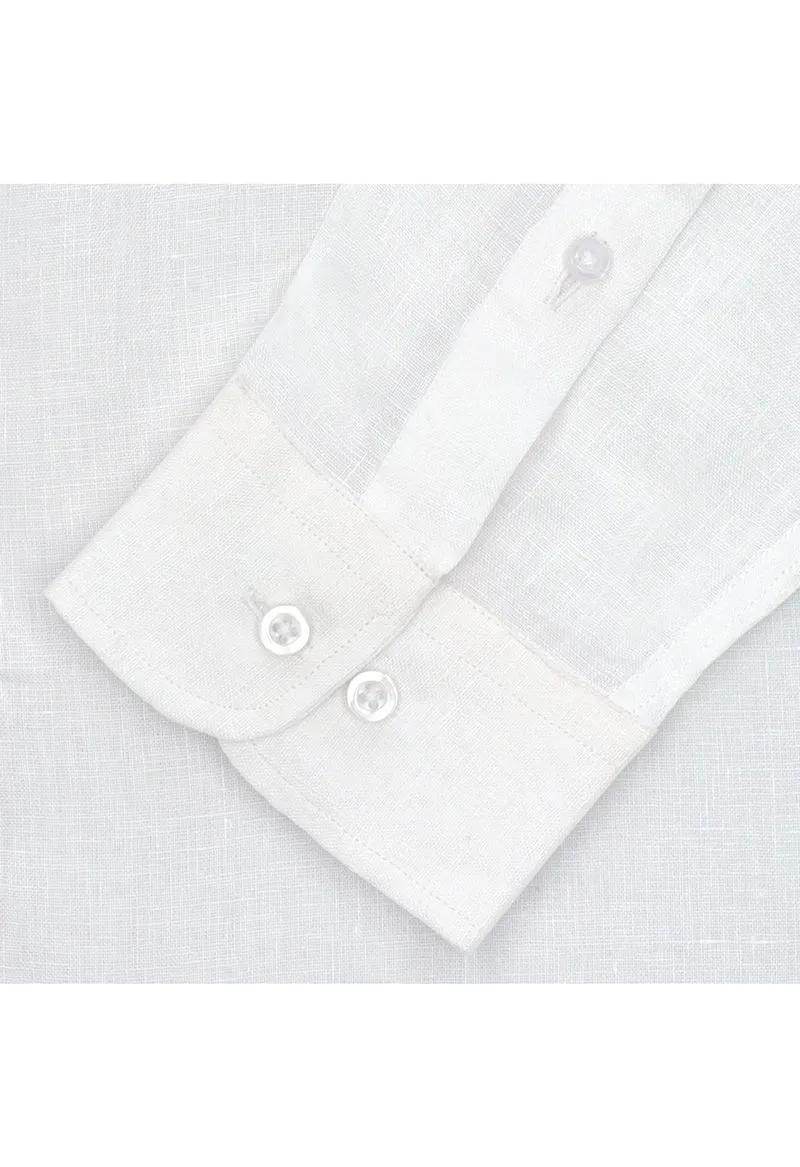 White linen shirt - 032250- 05