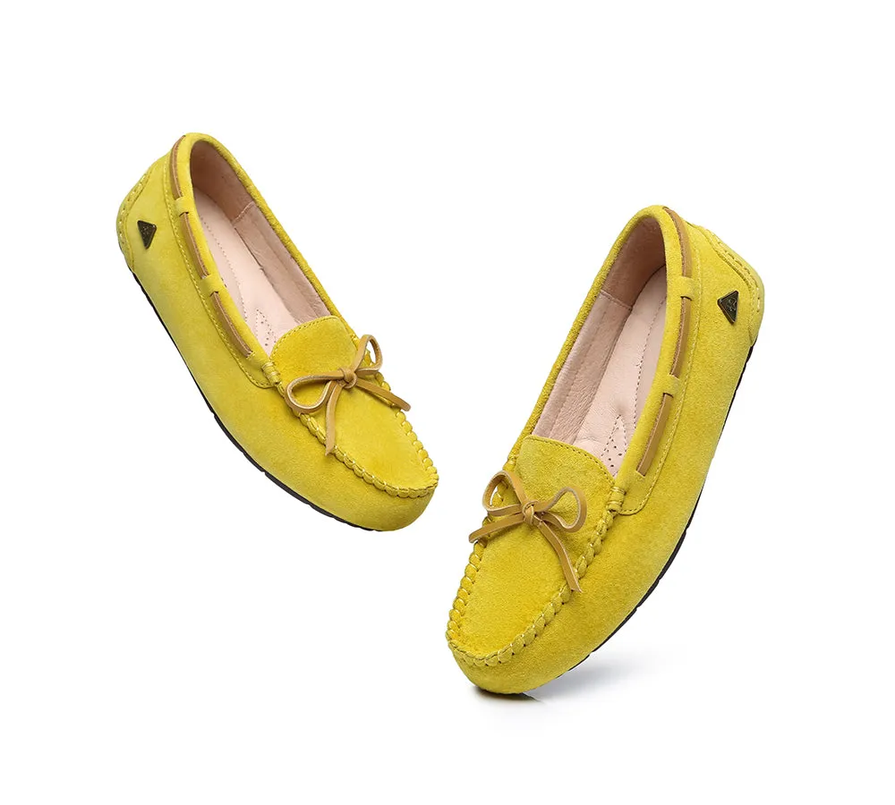Women Moccasins Leather Summer Casual Flats Loafers