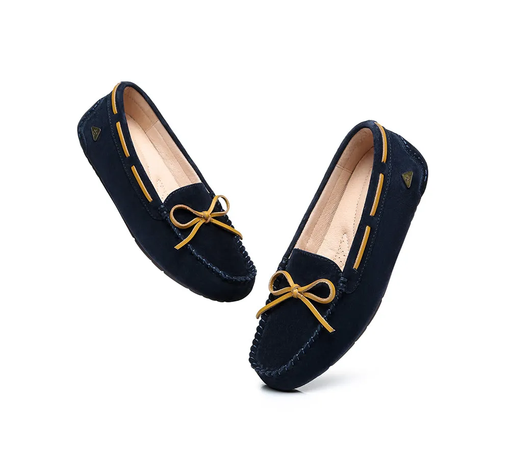 Women Moccasins Leather Summer Casual Flats Loafers