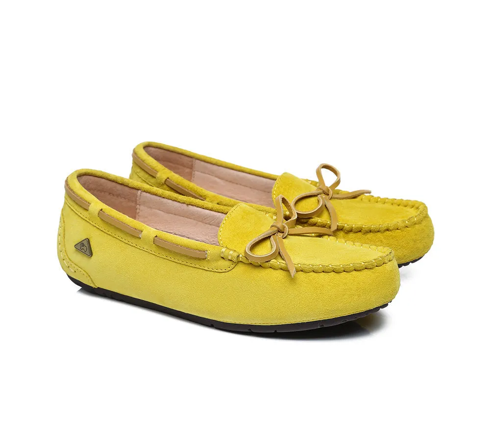 Women Moccasins Leather Summer Casual Flats Loafers
