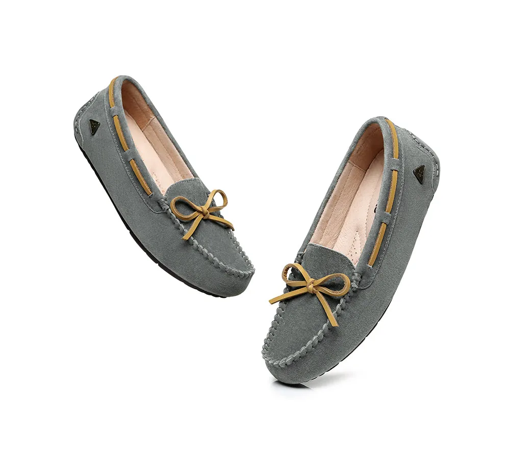 Women Moccasins Leather Summer Casual Flats Loafers
