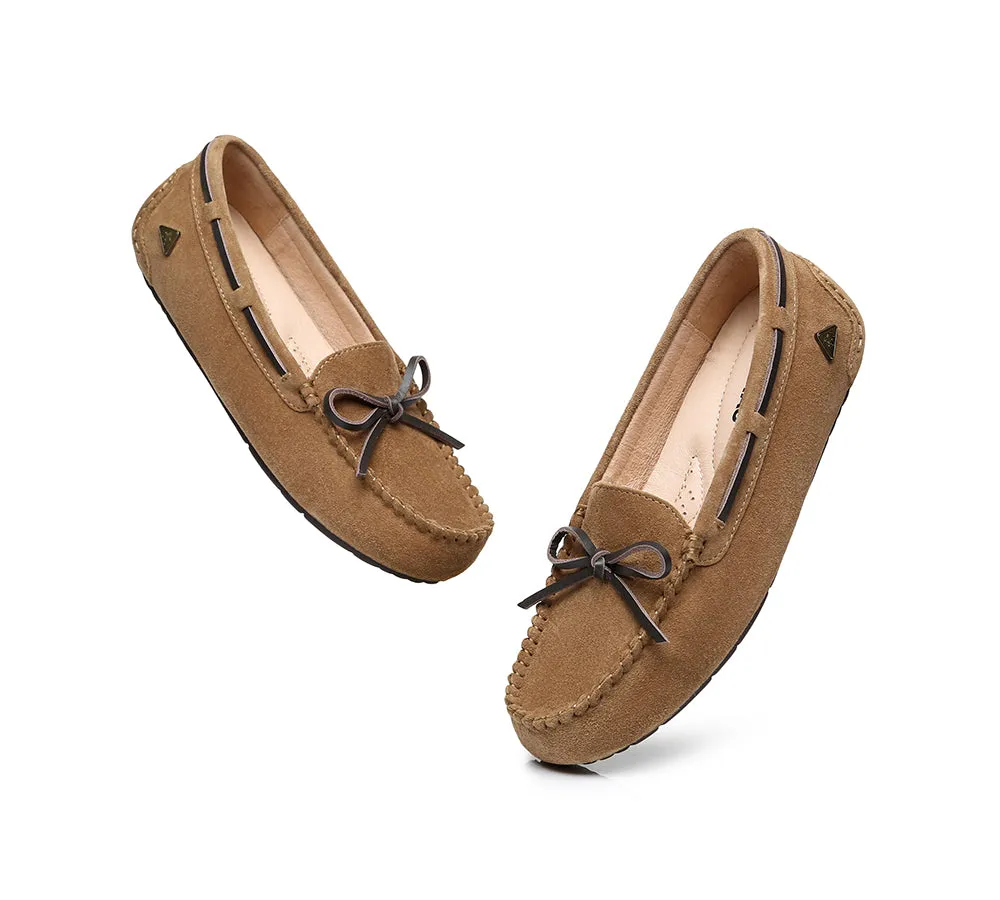 Women Moccasins Leather Summer Casual Flats Loafers