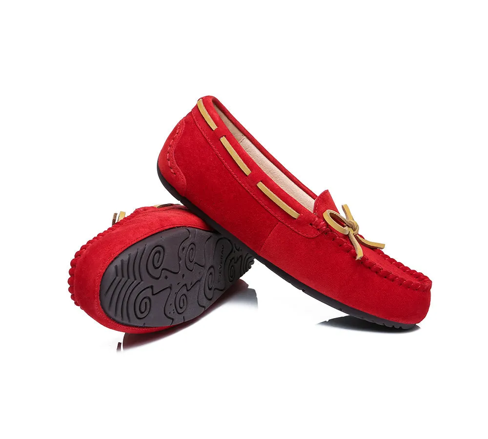 Women Moccasins Leather Summer Casual Flats Loafers