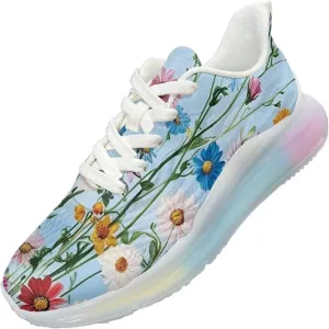 Women's Air Cushion Running Shoes Non Slip Breathable Mesh Sports Sneakers Comfort Arch Support Walking Shoes US 6-11
