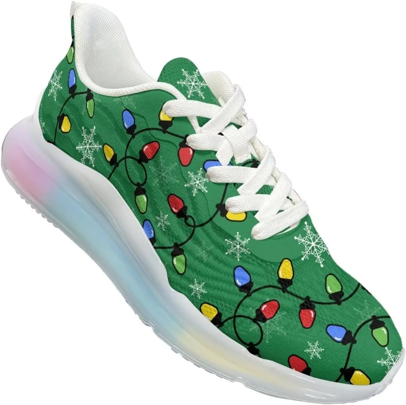 Women's Shoes Breathable Comfortable Lightweight Running Sneaker Non-Slip Air Cushion Footwear Walking Shoes Women US 6-11