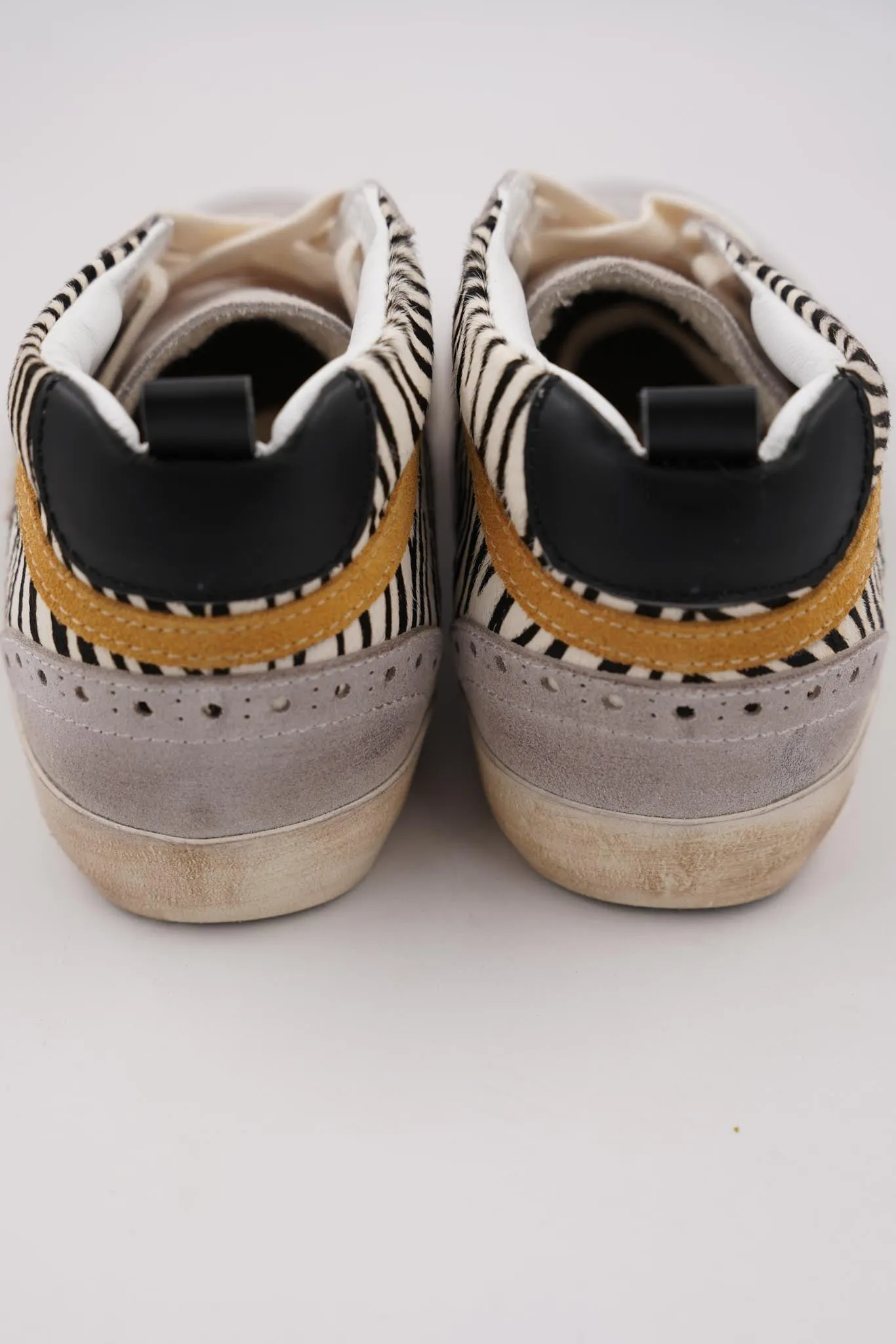 Zebra Mid Star Sneakers